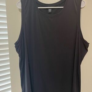 Athleta Black Sleeveless Relaxed Muscle Tee